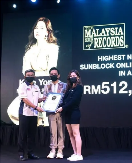 HIGHEST NUMBER OF SUNBLOCK ONLINE SALES VALUE IN A DAY